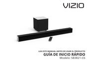 Vizio SB3821-C6 Guia De Inicio Rapido