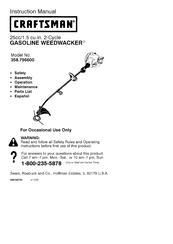 Craftsman WEEDWACKER 358.796600 Manual De Instrucciones