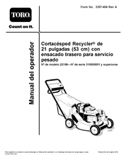 Toro Recycler 22198 Manual Del Operador