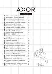 Hansgrohe AXOR Citterio E 36114000 Instrucciones De Montaje