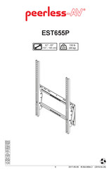 peerless-AV EST655P Manual De Instrucciones