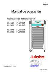 Julabo FLW4006 Manual De Operación