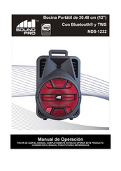 Sound Pro NDS-1232 Manual De Operación