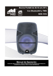 Sound Pro NDS-1516 Manual De Operación