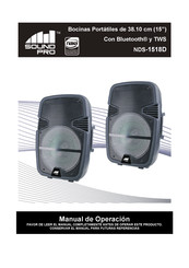 Sound Pro NDS-1518D Manual De Operación