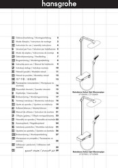 Hansgrohe Raindance Select 2jet Showerpipe 27126000 Modo De Empleo/Instrucciones De Montaje