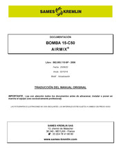 SAMES KREMLIN AIRMIX 15-C50 Traducción Del Manual Original
