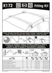 Yakima K172 Manual De Instrucciones