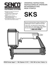 Senco SKS Instrucciones De Operación