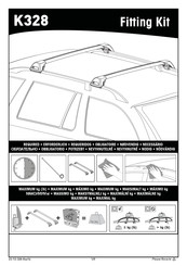 Yakima K328 Manual De Instrucciones