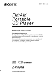 Sony Walkman D-FJ75TR Manual De Instrucciones