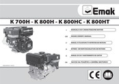 EMAK K 700H Manual De Uso Y Mantenimiento