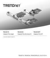 TRENDnet TE G-ECTX Guía De Instalación Rápida