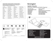 Kensington KeyFolio Executive Guia De Inicio Rapido