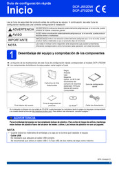 Brother DCP-J752DW Guía De Configuración Rápida