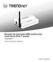 TRENDnet TEW-MFP1 Guía De Instalación Rápida