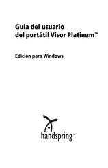 Handspring Visor Platinum Guia Del Usuario