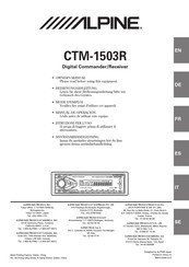 Alpine CTM-1503R Manual De Operación