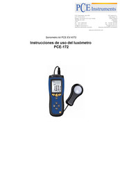 PCE Instruments PCE-172 Instrucciones De Uso