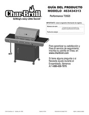 Char-Broil Performance T35G5 Guía Del Producto