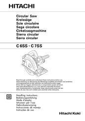 Hitachi Koki C7SS Instrucciones De Manejo