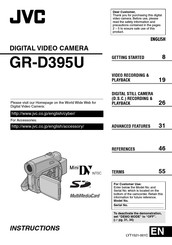 JVC GR-D395U Manual De Instrucciones