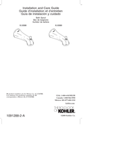 Kohler K-10588 Guía De Instalación Y Cuidado