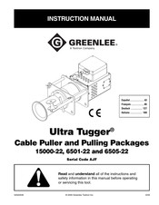 Textron Greenlee Ultra Tugger 15000-22 Manual De Instrucciones