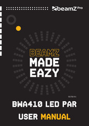 Beamz Pro BWA410 LED PAR Manual Del Usuario