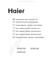 Haier AFD631GR Instrucciones De Uso