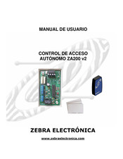 Zebra ZA200 v2 Manual De Usuario