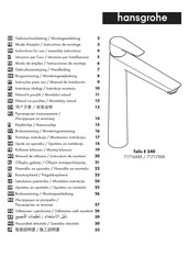 Hansgrohe Talis E 240 71716 Serie Instrucciones De Montaje