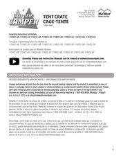 Midwest Canine Camper 1736CC-GY Instrucciones De Armado