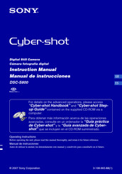Sony DSC-S800 Manual De Instrucciones