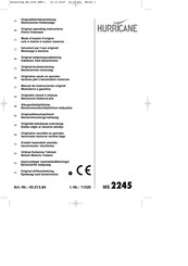 Hurricane 45.013.84 Manual De Instrucciones