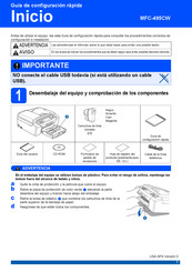 Brother MFC-495CW Guía De Configuración Rápida