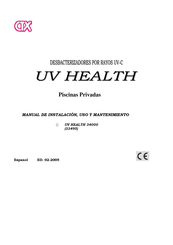 CTX UV HEALTH 34000 Manual De Instalación, Uso Y Mantenimiento