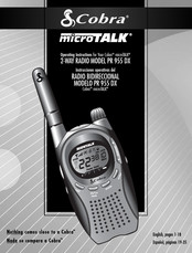 Cobra microTALK PR 955 DX Instrucciones Operativas