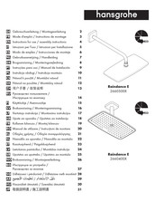 Hansgrohe Raindance 
E 2660400 Instrucciones De Montaje