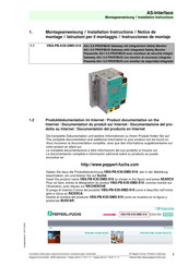 Pepperl+Fuchs VBG-PB-K30-DMD-S16 Instrucciones De Montaje