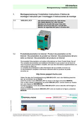 Pepperl+Fuchs VAS-2A1L-K31 Instrucciones De Montaje