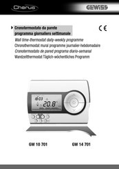 Gewiss Chorus GW 10 701 Manual De Instrucciones