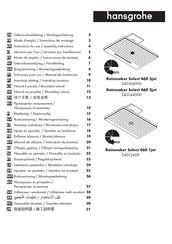 Hansgrohe Rainmaker Select 460 1jet 2401240 Serie Instrucciones De Montaje