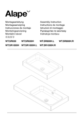 Alape WT.SR650H WT.SR800H.L Instrucciones De Montaje