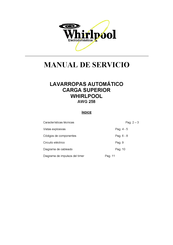 Whirlpool AWG 258 Manual De Servicio