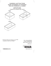 Kohler K-3671 Guía De Instalación Y Cuidado