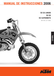 KTM 50 SX 2006 Manual De Instrucciones