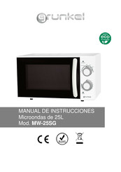 Grunkel MW-25SG Manual De Instrucciones