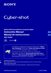 Sony Cyber-shot DSC-W300 Manual De Instrucciones