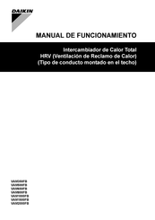 Daikin VAM650FB Manual De Funcionamiento